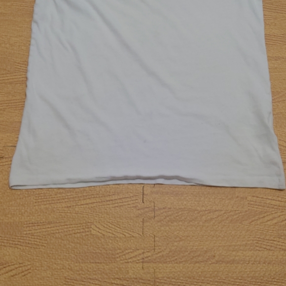 Nike T-Shirt Short Sleeve Fuzzy Logo Spellout Swoosh White Men's Small Crew Neck - Picture 6 of 12